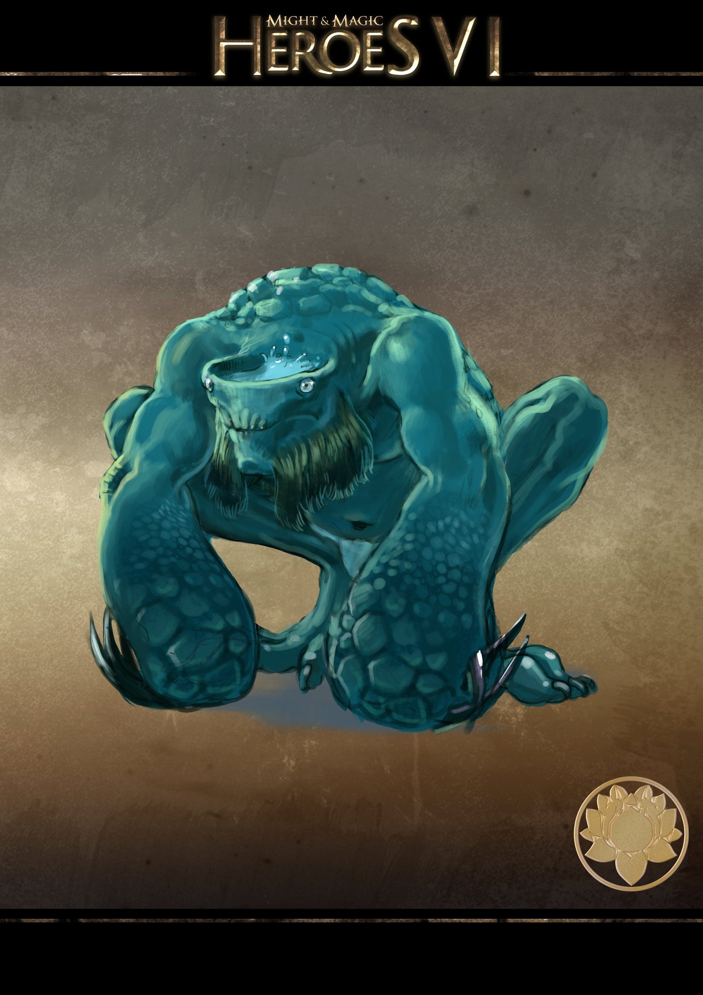 Kappa (каппа) - юнит основы фракции Sanctuary из Героев 6 (Heroes VI)